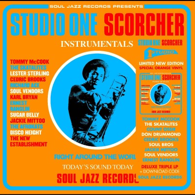 Soul Jazz Records presents/STUDIO ONE SCORCHER (TRANSPARENT ORANGE VINYL)@3LP w/ download card