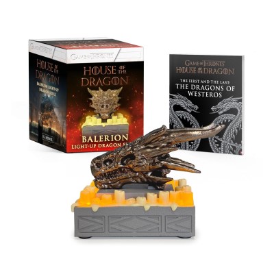 Running Press Mini Kit/House of the Dragon@Balerion Light-Up Dragon Skull