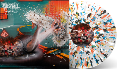 Full of Hell/Coagulated Bliss (Clear w. Mustard Orange Black Cyan White Splatter Vinyl)