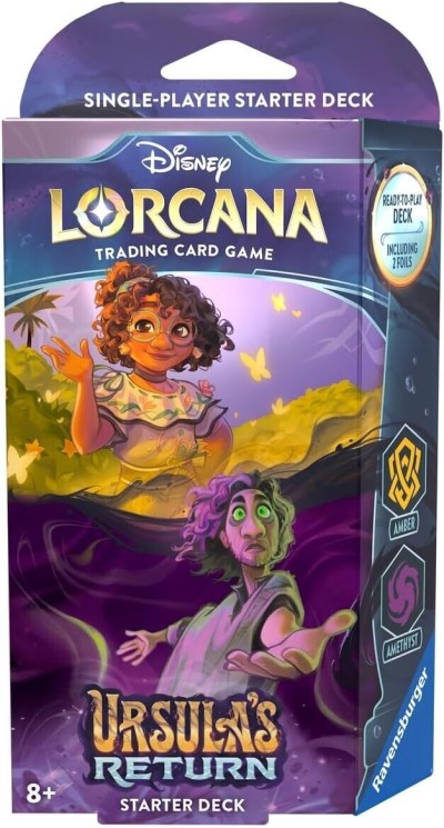 Disney Lorcana/Amber And Amethyst Starter Deck@Ursula's Return@Madrigal Magic