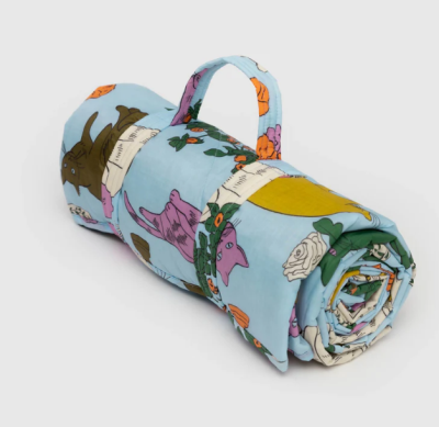 Puffy Picnic Blanket/Table Cats