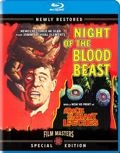 Night Of The Blood Beast (1958)/Attack Of The Giant Leeches (1959)