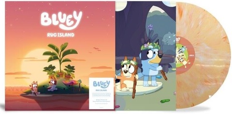 Bluey/Rug Island (Sunset Orange Colored Vinyl)