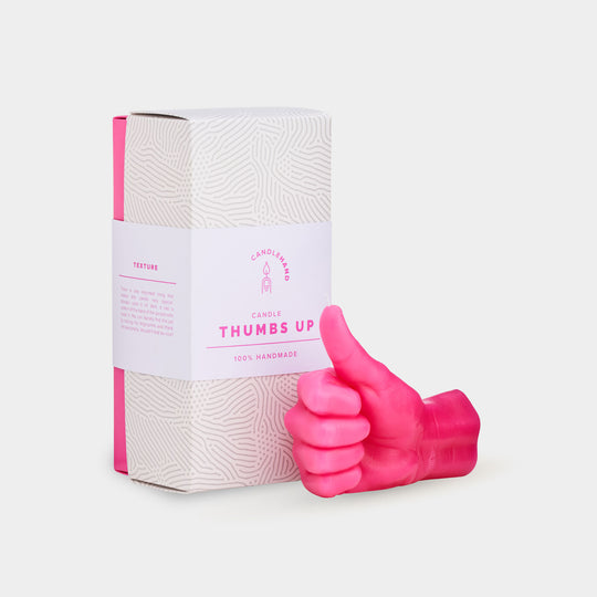 Candle/Thumbs Up Pink