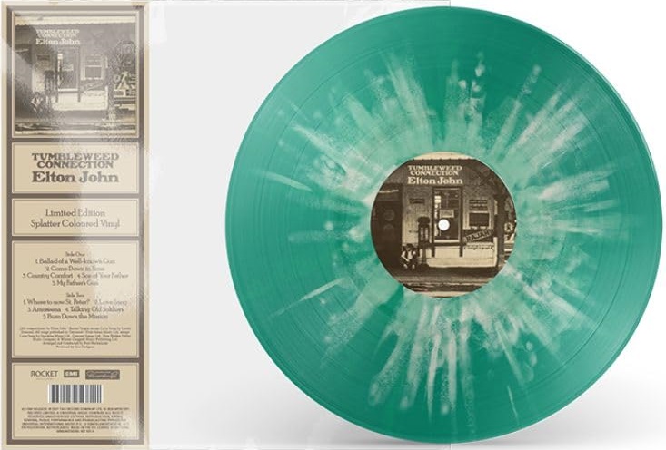 Elton John/Tumbleweed Connection (Green Splatter Vinyl)@LP 180g