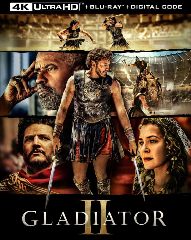 Gladiator II/Mescal/Pescal/Washington@4K-UHD + Blu-Ray