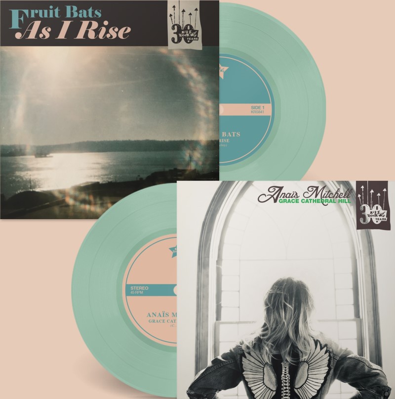 Fruit Bats / Anaïs Mitchell/As I Rise b/w Grace Cathedral Hill (Coke Bottle Clear Vinyl)@RSD Exclusive / Ltd. 800 USA