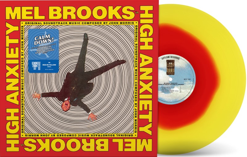 High Anxiety/Original Soundtrack / Mel Brooks' Greatest Hits Featuring The Fabulous Film Scores Of John Morris@RSD Exclusive / Ltd. 2800 USA@Yellow-In-Red Vinyl