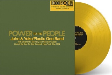John Lennon & Yoko, The Plastic Ono Band, Elephant's Memory/Power To The People - Live at the One-To-One Concert, New York City, 1972 (Yellow Vinyl)@RSD Exclusive / Ltd. 2500 USA@180g