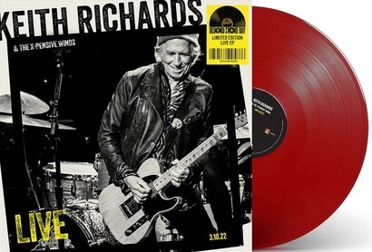 Keith Richards & The X-Pensive Winos/Live 3.10.22 (Red Vinyl)@RSD Exclusive / Ltd. 1300 USA@Etched B-Side