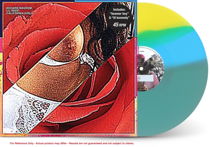 Lil Peep/California Girls (Tri-Color Stripes Vinyl)