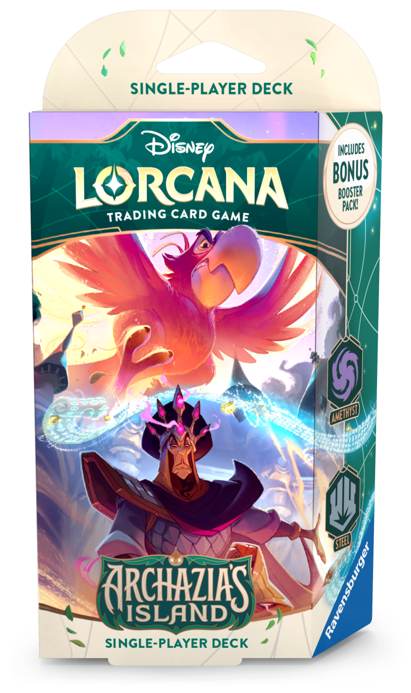 Disney Lorcana/Archazia's Island Starter Deck Amethyst And Steel