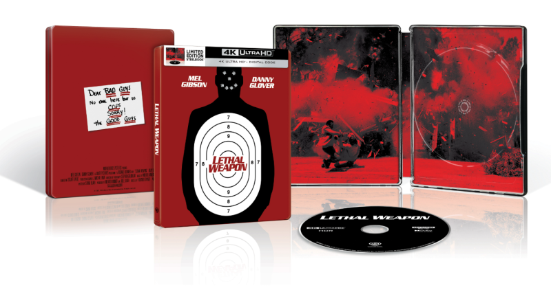Lethal Weapon/(Steelbook) Gibson/Glover/Busey/Ryan/Atkin@4k-UHD Steel Book@R