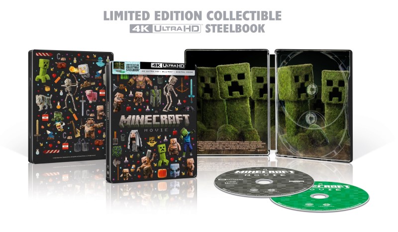A Minecraft Movie/(Steel Book) Black/Coolidge@4k-UHD Steel Book
