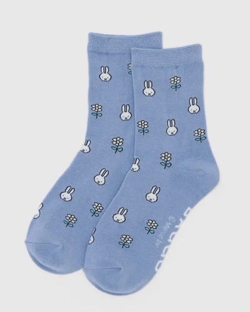 Crew Socks/Miffy Blue
