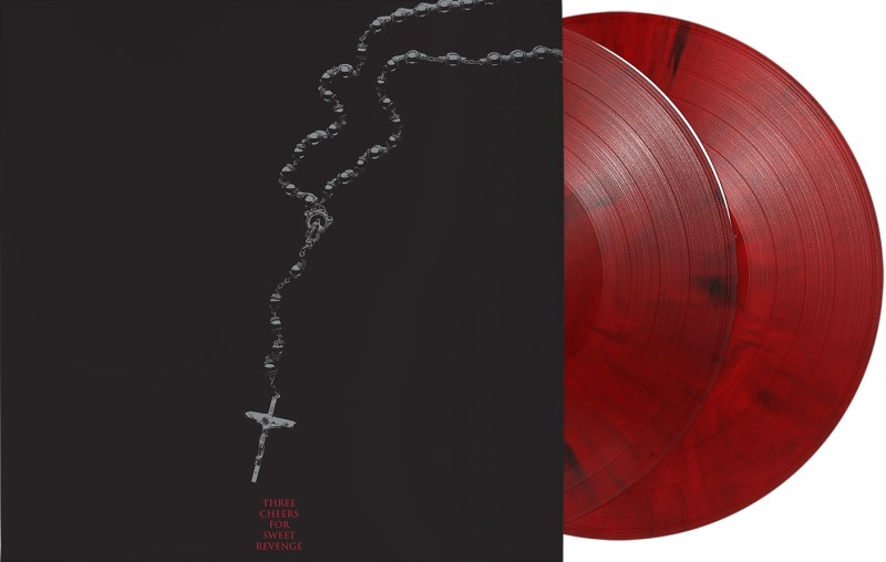 My Chemical Romance/Three Cheers for Sweet Revenge (Red & Black Marble Vinyl)@Deluxe Edition@2LP w/ Etched D-side