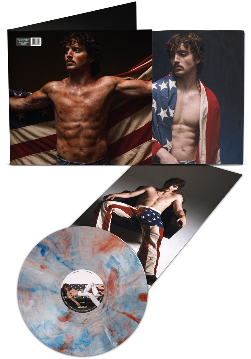 Benson Boone/American Heart (Red, White, & Blue Marble Vinyl)