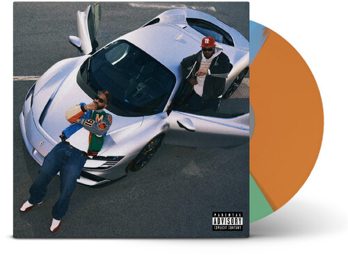 Larry June & Cardo/Until Night Comes (Green Blue & Orange Tri-Color Segment Vinyl)