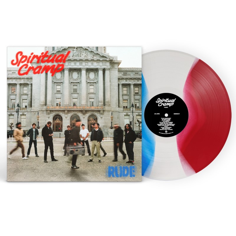 Spiritual Cramp/RUDE (Blue/White/Red 3 Color Stripe Vinyl)