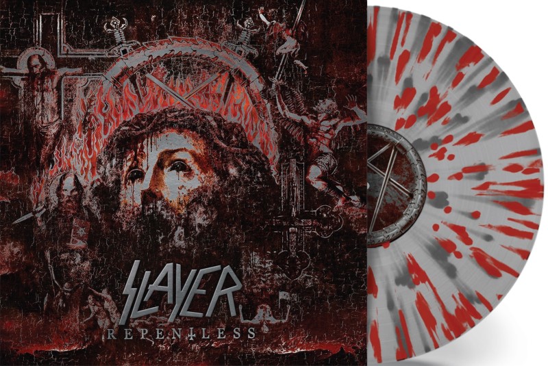 Slayer/Repentless (Clear Silver Red Splatter Vinyl)@Indie Exclusive / 10th Anniversary Edition