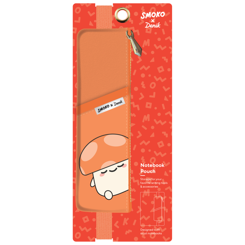 Notebook Pouch/Smoko Kai Mushroom