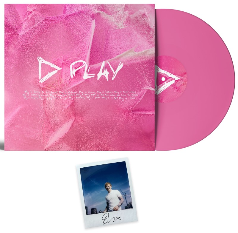 Ed Sheeran/Play (Pink Vinyl w/Signed Polaroid)