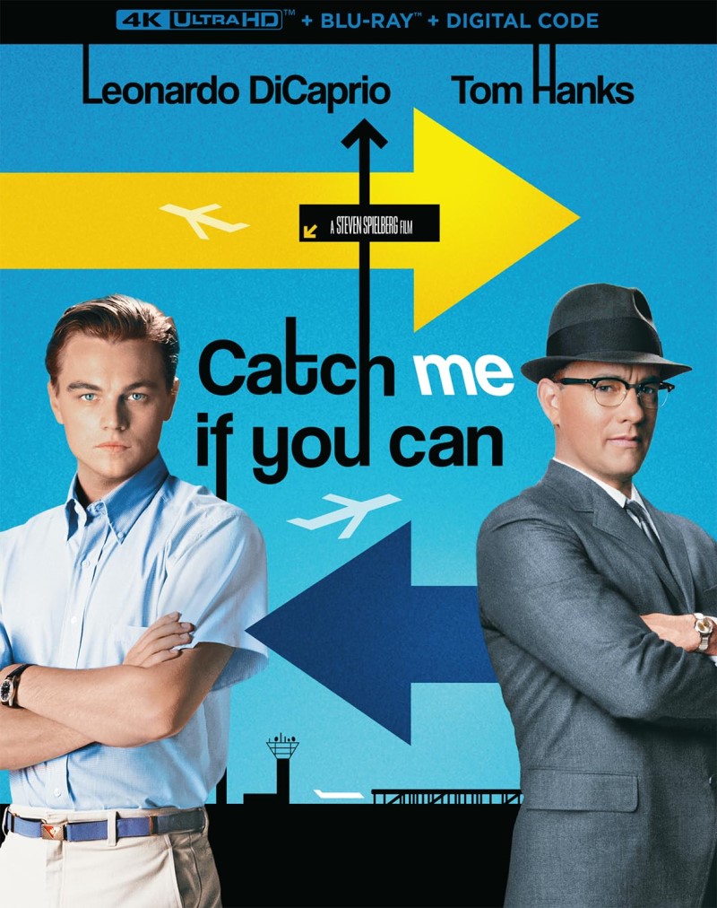 Catch Me If You Can/Dicaprio/Hanks/Walken@4K-UHD + BLU-RAY + DIGITAL@PG13