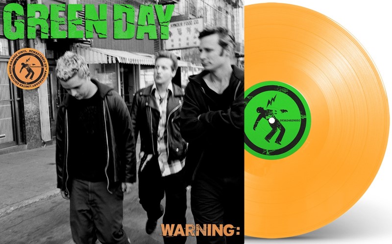Green Day/Warning (25th Anniversary Edition) (Neon Orange Vinyl)