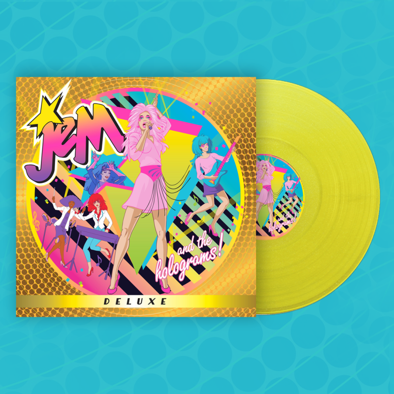 Jem & the Holograms/Jem & the Holograms Deluxe (Lemonade Glitter Vinyl)