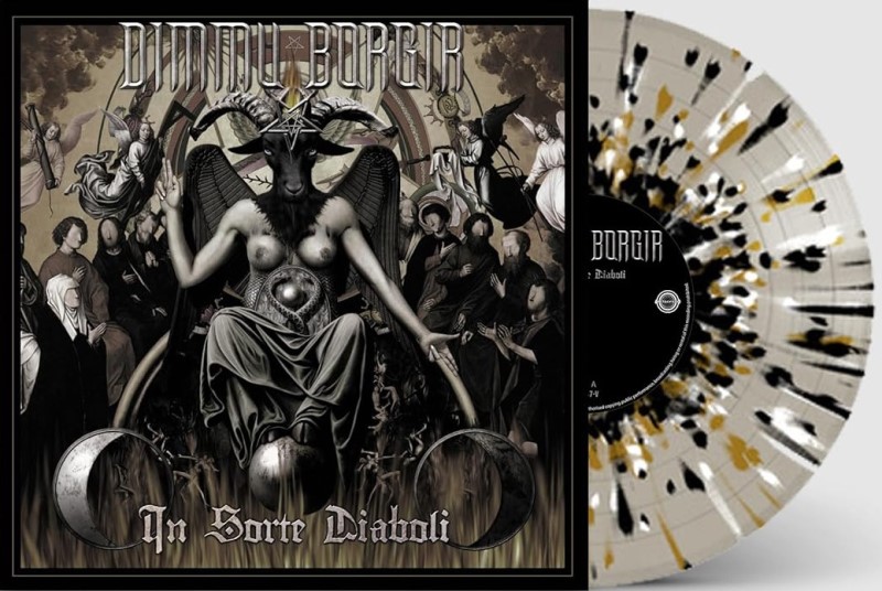 Dimmu Borgir/In Sorte Diaboli (Natural w. Black, White & Gold Splatter Vinyl)