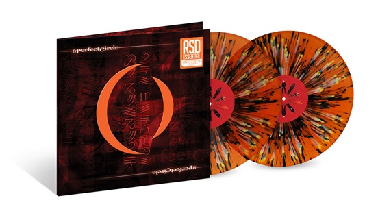 A Perfect Circle/Mer De Noms (Orange w/ Black White & Yellow Splatter Vinyl)