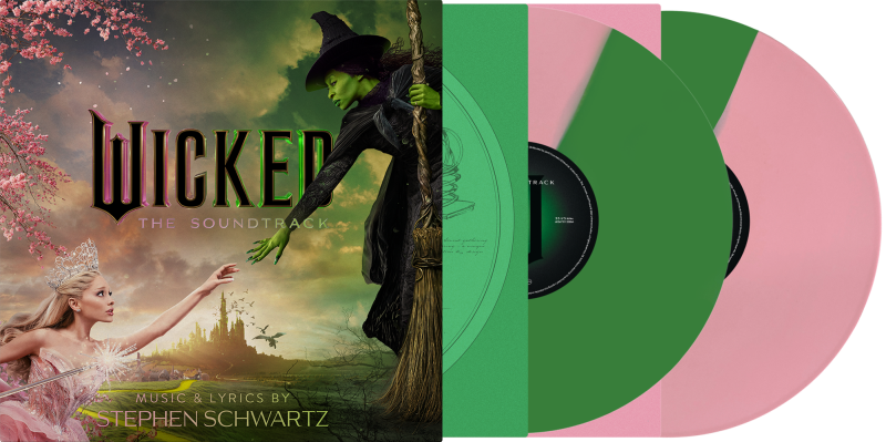Wicked (2024)/The Soundtrack (Split Pink/Green Vinyl)@2LP