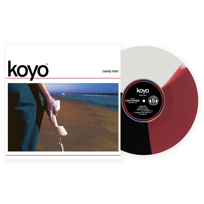 Koyo/Barely Here (White, Black, Oxblood Pie Slice Vinyl)
