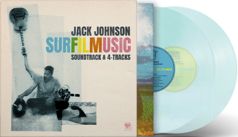 Jack Johnson/SURFILMUSIC (Soundtrack & 4-Tracks) (Soda Pop Bottle Blue Vinyl)@Indie Exclusive@2LP
