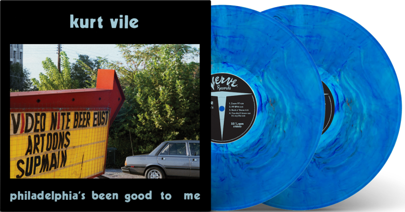 Kurt Vile/Philadelphia's been good to me (Schuylkill River Blue Vinyl)@Indie Exclusive@2LP
