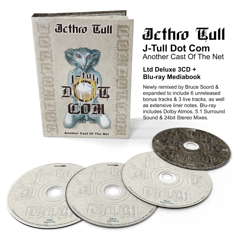 Jethro Tull/J-Tull Dot Com: Another Cast Of The Net@3CD + Blu-Ray Mediabook