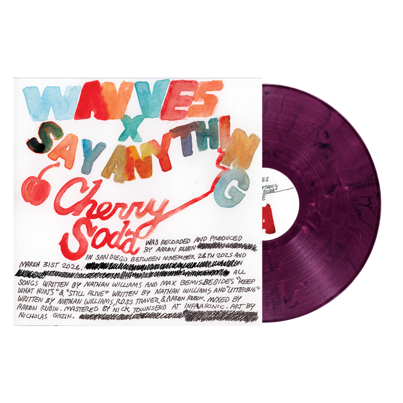 Wavves X Say Anything/Cherry Soda (Eco Purple/Pink Vinyl)
