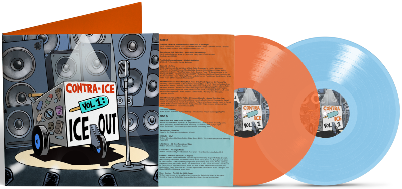 Contra-ICE/Vol. 1: Ice Out (ORANGE + BLUE VINYL)@2LP w/ Download Card