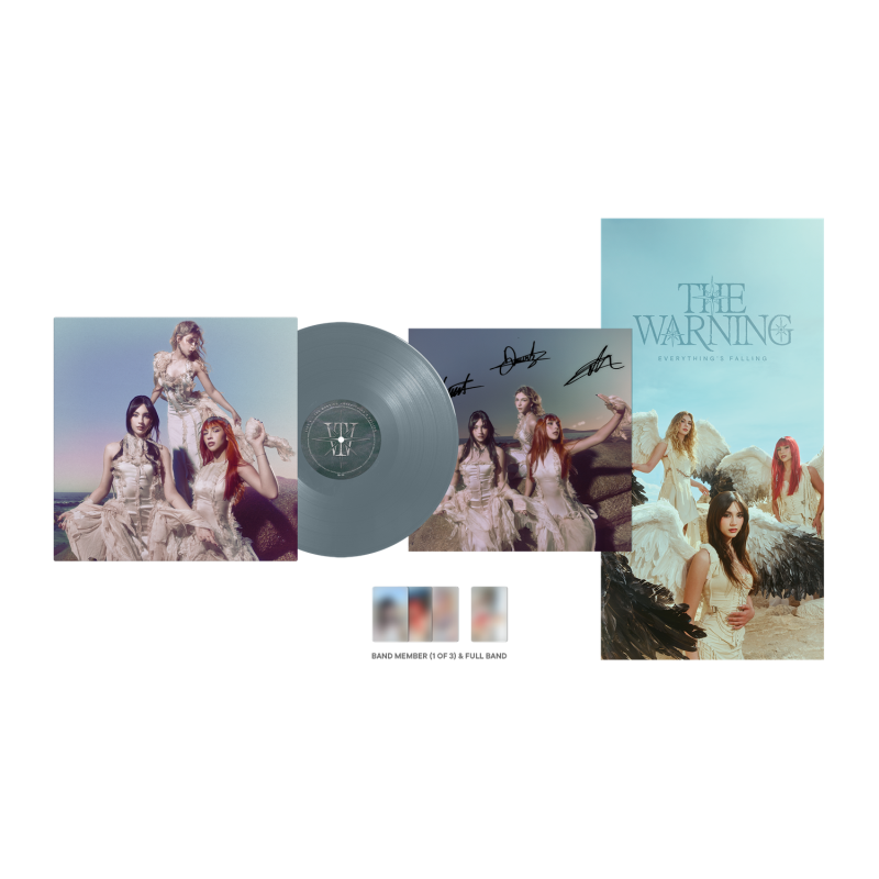 The Warning/Everything’s Falling (Deep Ocean Vinyl w/ Signed Insert/Alt Cover]