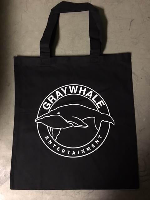 Graywhale/Tote Circle Logo@Black