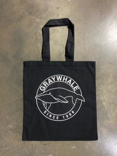 Graywhale/Tote Circle Logo Since 1986@Black