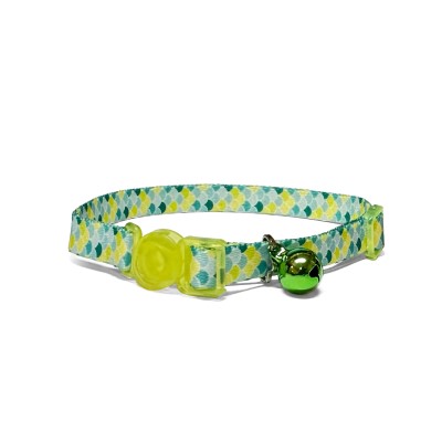 Hollywood Feed Safety Cat Collar with Bell - Scales