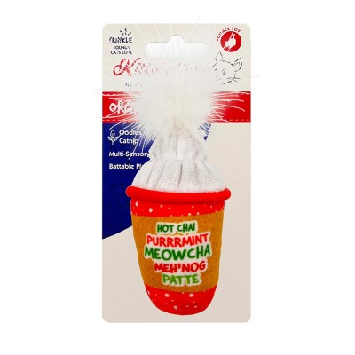 Huxley & Kent Cat Plush Toy - Christmas Latte My Way
