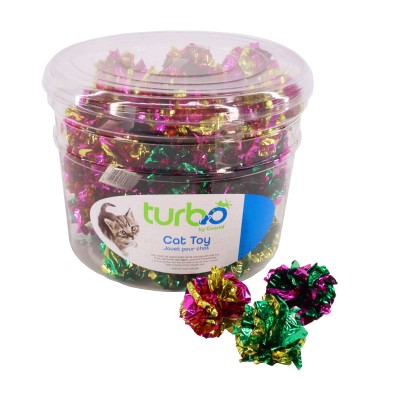 Coastal Cat Toy - Assorted Krinkle Ball
