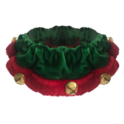 Huxley & Kent - Pet Plush Collar - Elf Green