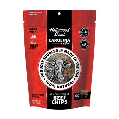 Carolina Made Dog Treat - Beef Chips