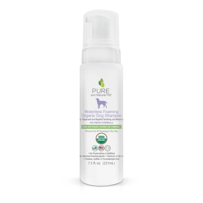 Pure and Natural pet Waterless Dog Shampoo