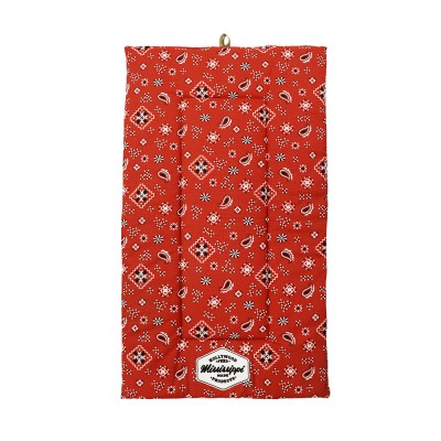 Mississippi Made Snoozepad Dog Crate Mat - Bandana Red
