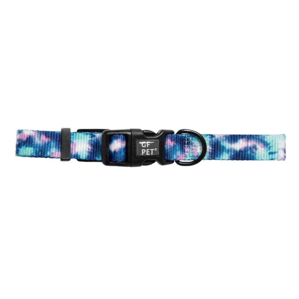 GF Pet - Dog Collar - Adjustable Hardware & Durable Nylon - Tie Dye