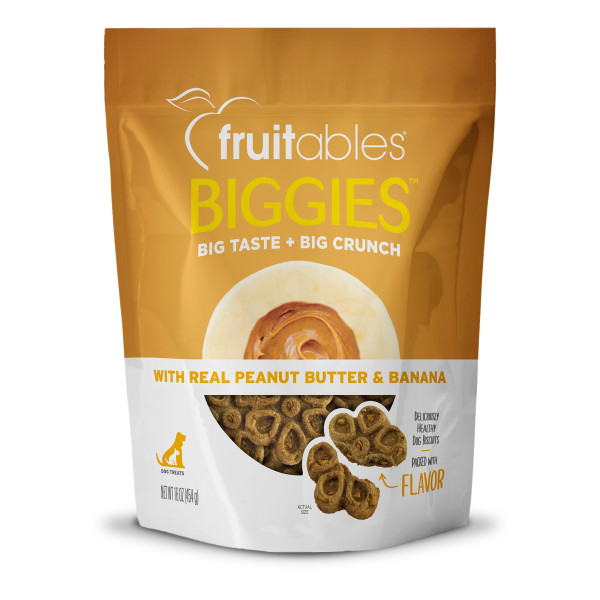 Fruitables Dog Treat - Peanut Butter and Banana
